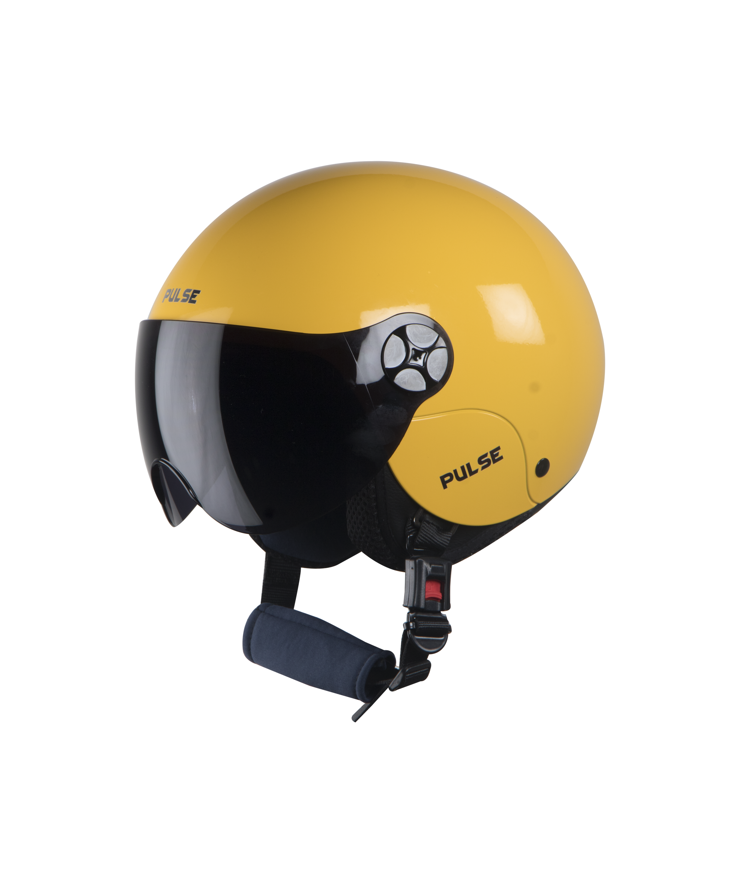 SBH-16 Pulse Glossy Moon Yellow (For Boys)( Fitted With Clear Visor Extra Smoke Visor Free)
